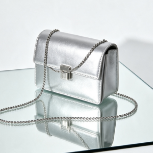 Silver Chainmail Flap Crossbody